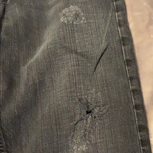 Black distressed Armani Exchange Jeans - Picture 3 of 6